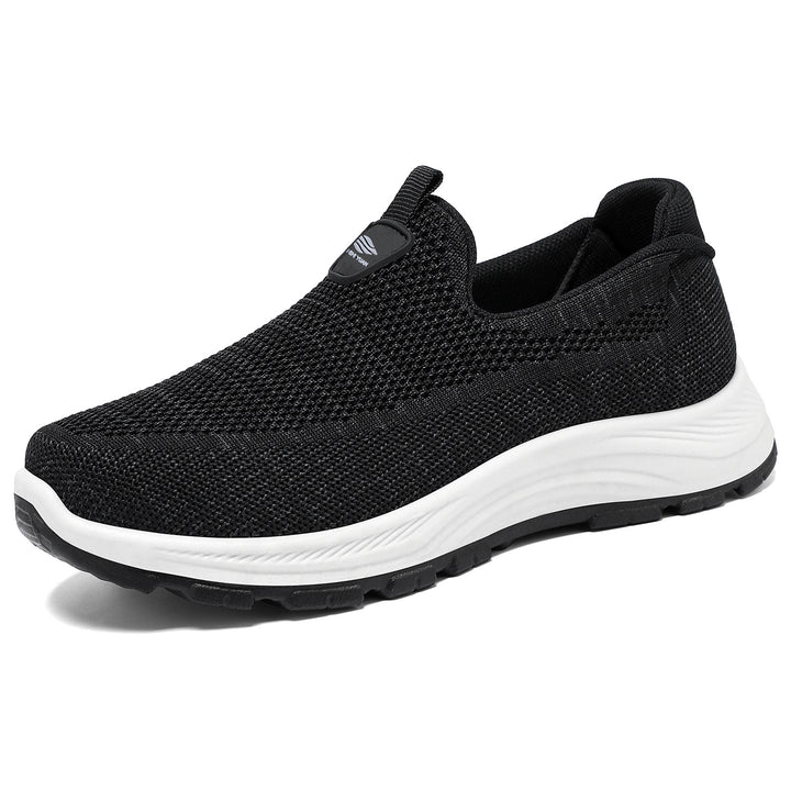 Women's seamless knitted comfort slip-on sneaker with elastic entry and shock-absorbing EVA midsole Mune Fashion