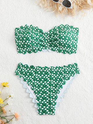 Women's Bikini Set with Floral Pattern Mune Fashion