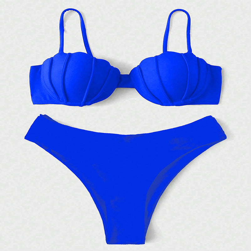 Women's bikini set with molded top and high leg cut Mune Fashion