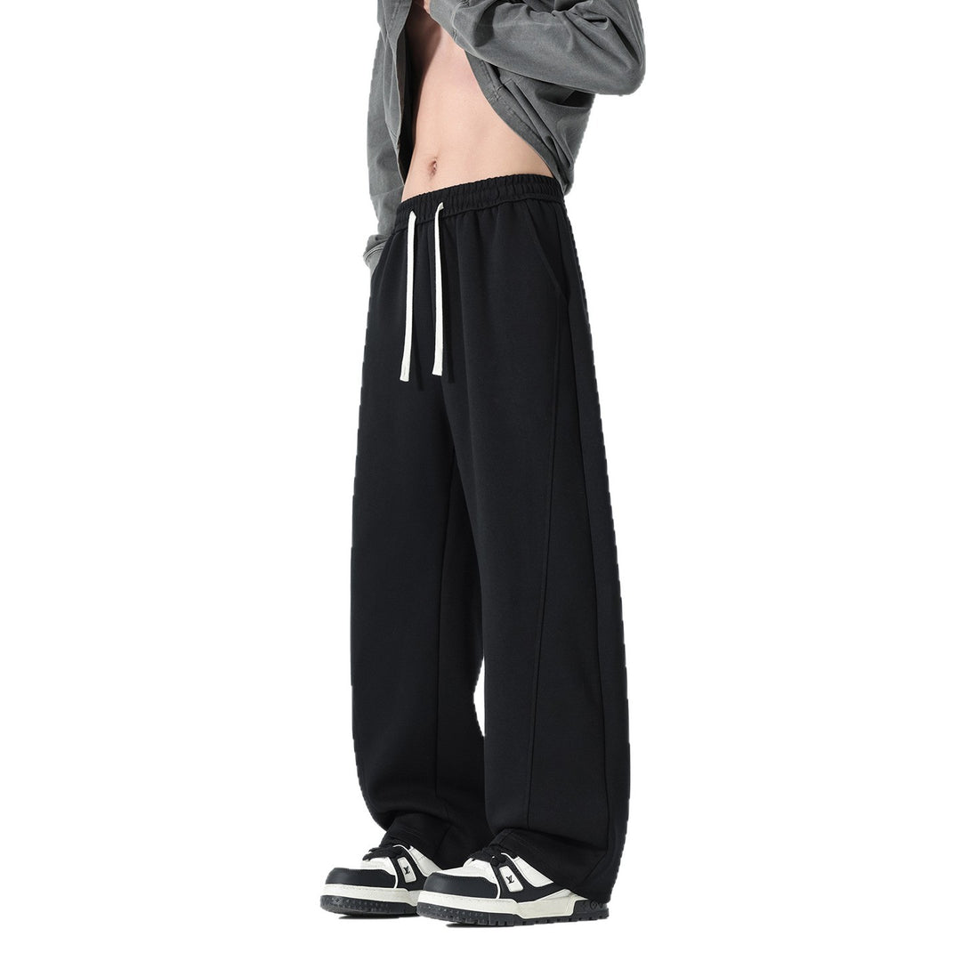 Men's Extra Wide Sweatpants in Palazzo Look with Drawstring Waist and Side Pockets Mune Fashion