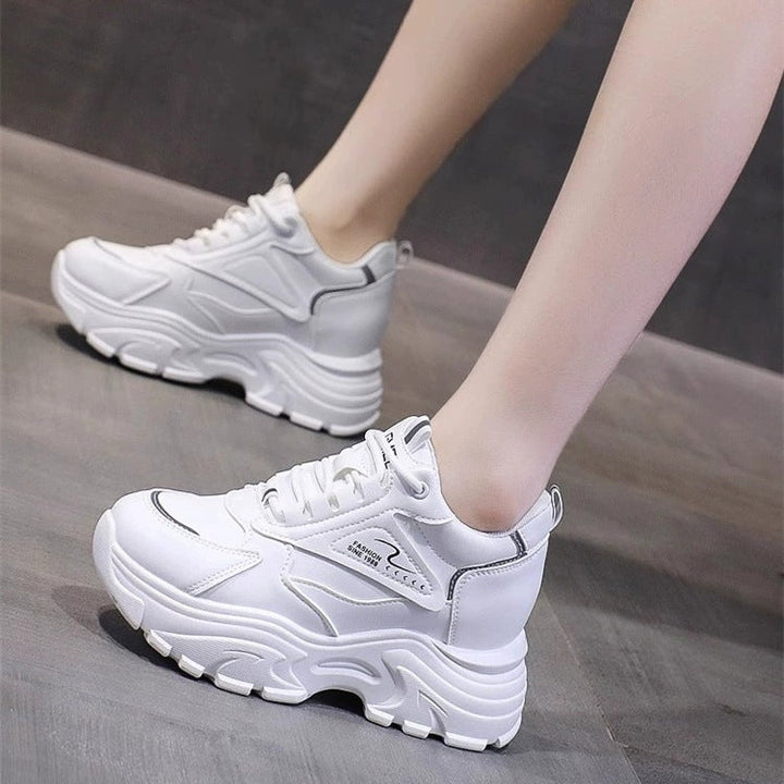 Women's Chunky Sneakers with breathable mesh surface and cushioning sole Mune Fashion