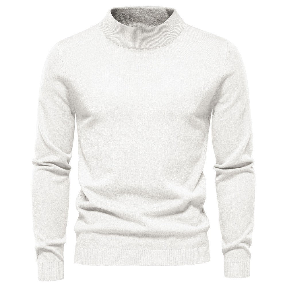 Men's Stylish Turtleneck Sweater Made Of Soft Merino Wool Mune