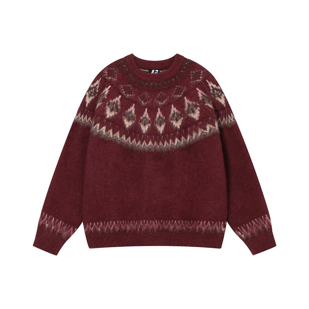 Women's Patterned Knit Sweater