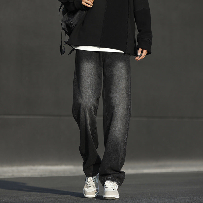 Men's Loose-Fit Jeans in Urban Style