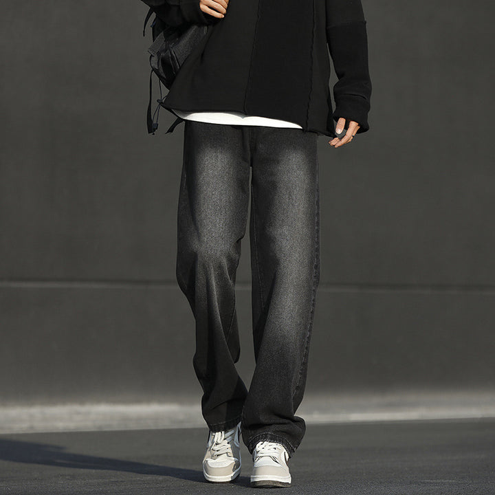 Men's Loose-Fit Jeans in Urban Style