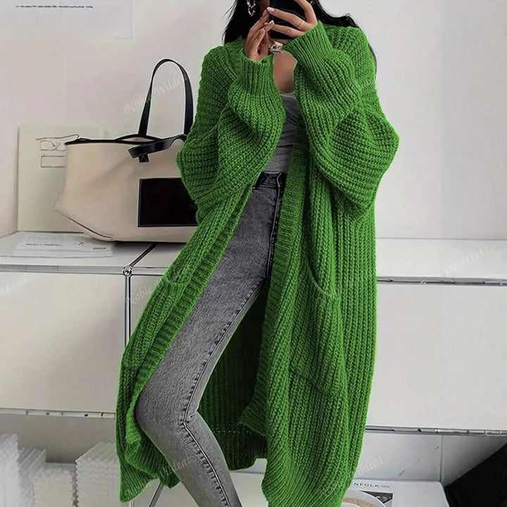 Women's Oversized Knitted Coat Mune
