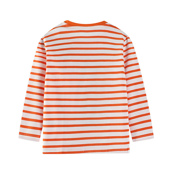 Boys Long Sleeve Shirt with Playful Dinosaur Design Mune Fashion