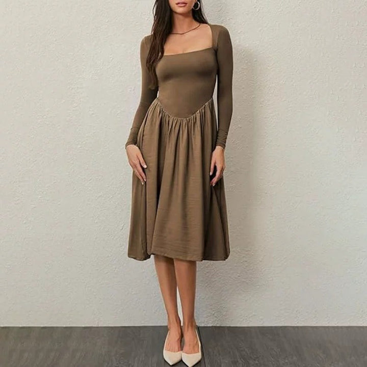 Women's Elegant Long Sleeve Summer Dress Mune Fashion