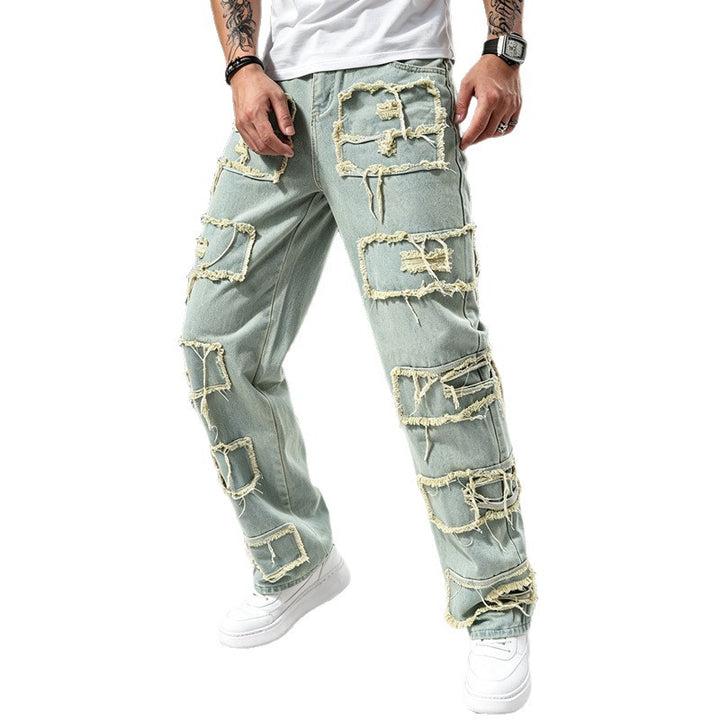 Men's Fashionable and Casual Jeans Mune Fashion