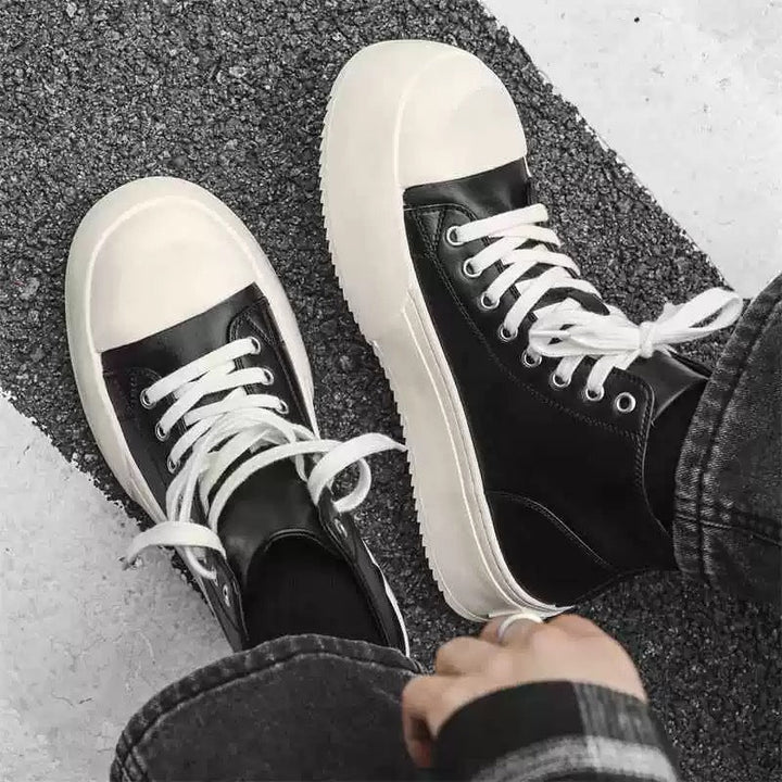 Women's High Top Sneakers with Fashionable Design and Comfortable Sole Mune Fashion
