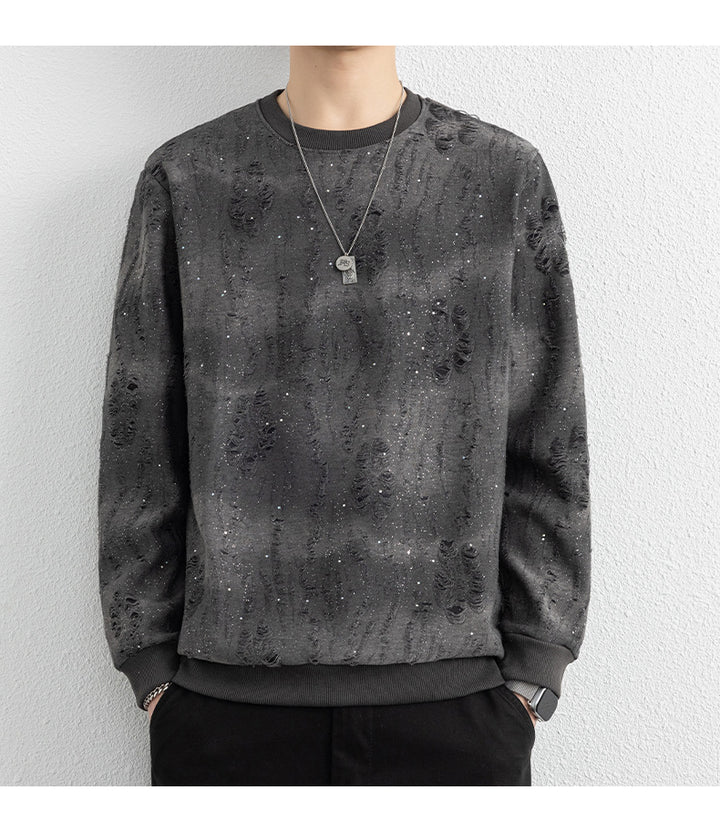 Men's Urban Sweatshirt with Sparkling Design Mune Fashion