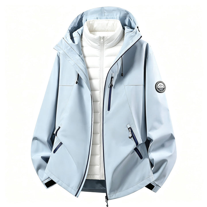 Women's combinable softshell outdoor jacket with removable padded inner jacket Mune Fashion