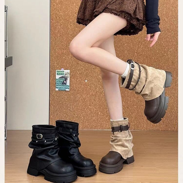 Women’s Fashionable and Comfortable Ankle Boots Mune Fashion