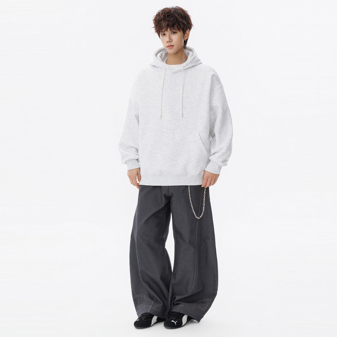 Unisex Oversize Hoodie with Kangaroo Pocket and Soft Fleece Lining Drune