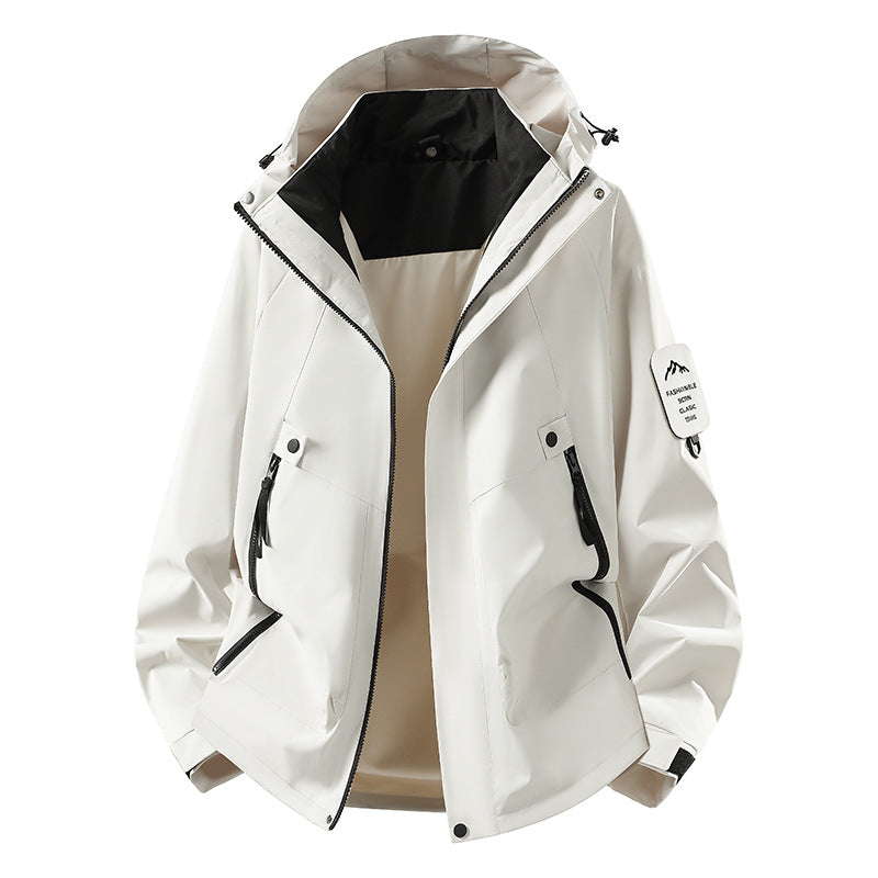 Men's Two-in-One Weather Protection Jacket with Removable Padded Vest and Adjustable Hood Mune Fashion