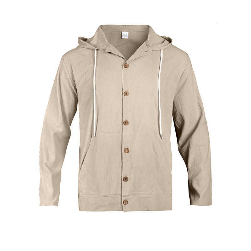 Men's Lightweight Hooded Jacket with Practical Pockets Mune Fashion
