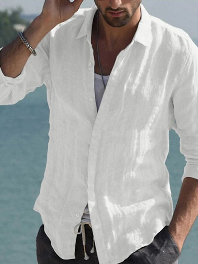 Men's casual linen shirt Mune Fashion