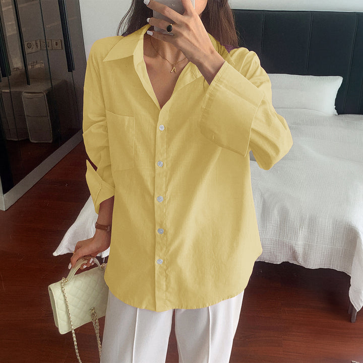 Ladies two-piece summer set made of lightweight oversized shirt and sleeveless mini dress Mune Fashion