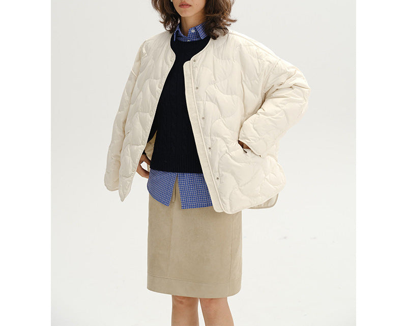 Women's reversible jacket with high collar Mune Fashion