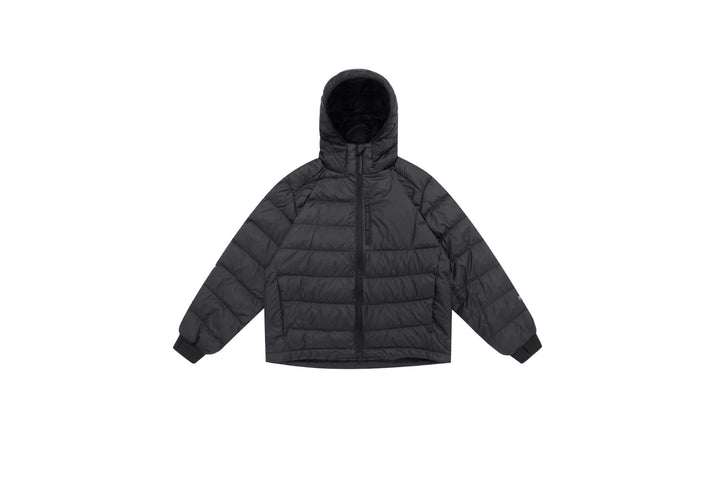 Men's lightly padded hooded jacket in boxy cut with technical inserts Mune Fashion