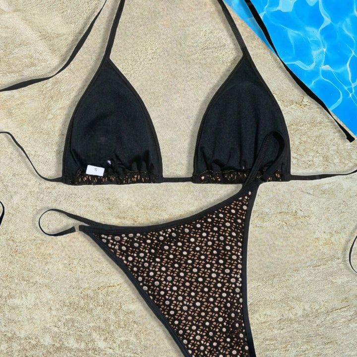 Ladies Triangle Bikini Set with sophisticated details Mune Fashion