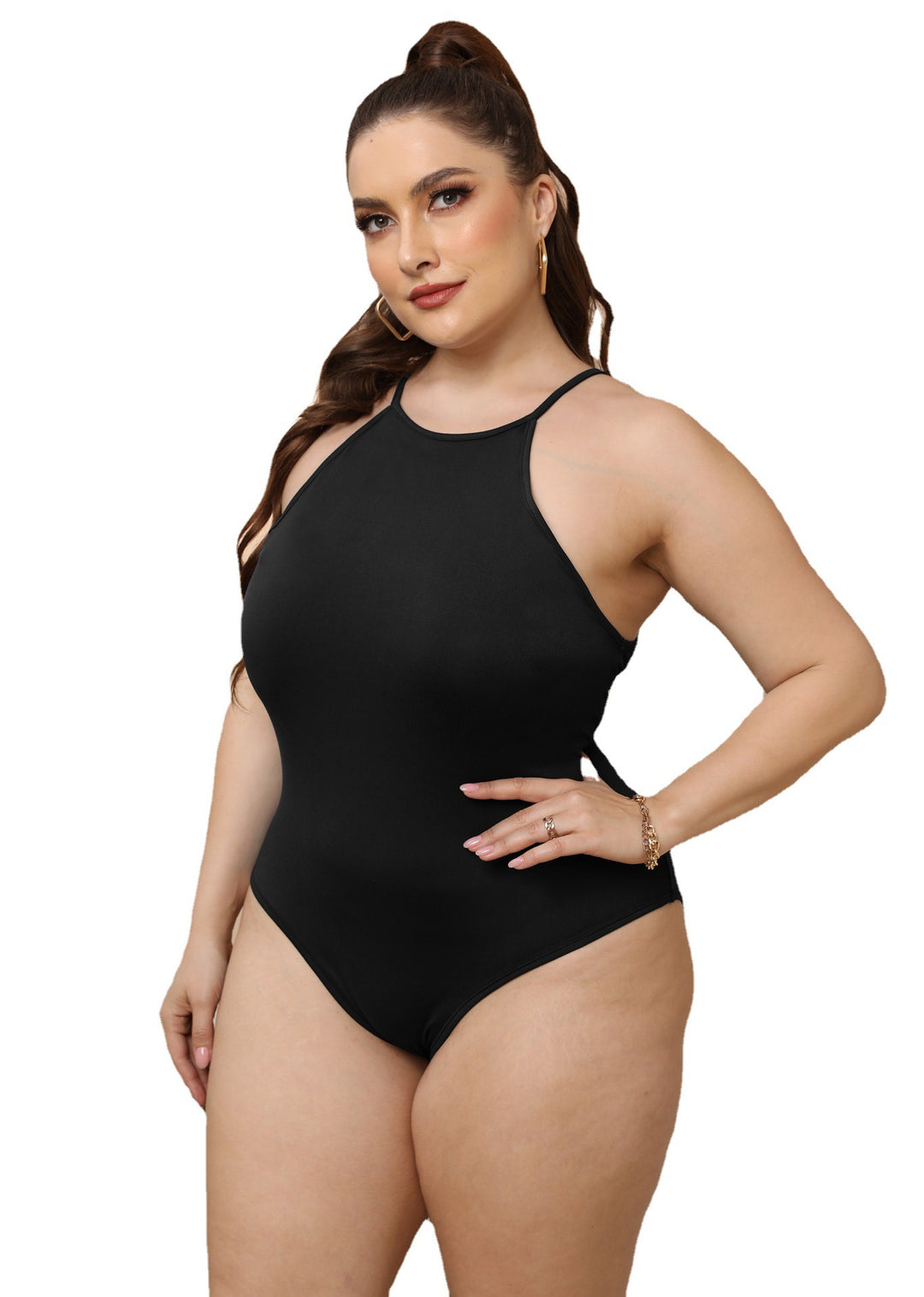 Women's swimsuit with high neckline Mune Fashion