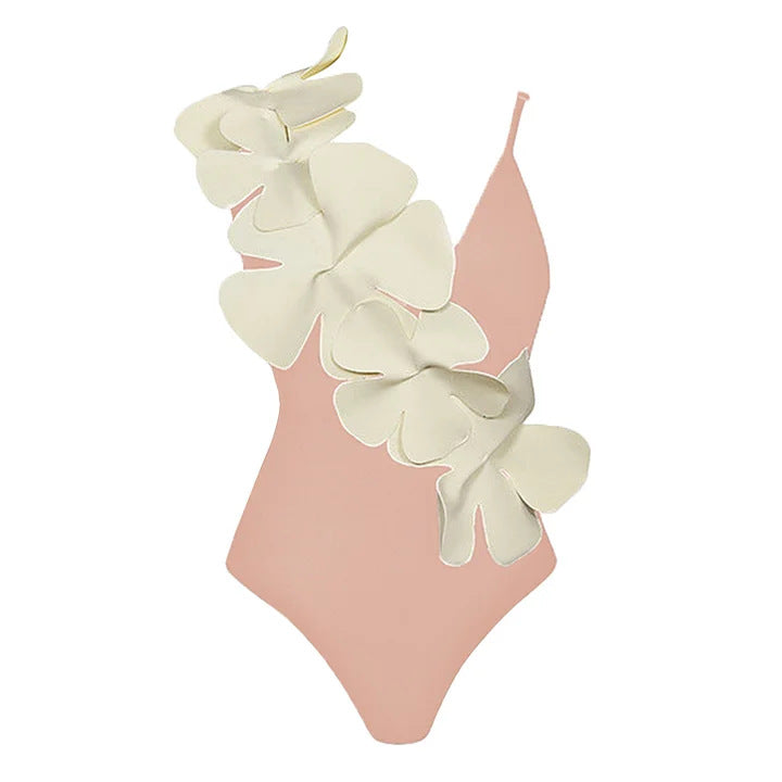 Ladies elegant swimsuit with floral design Mune Fashion