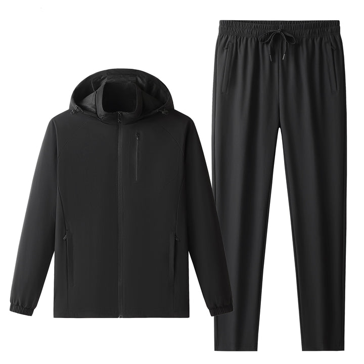 Men's Water-Repellent Softshell Training Set Mune Fashion