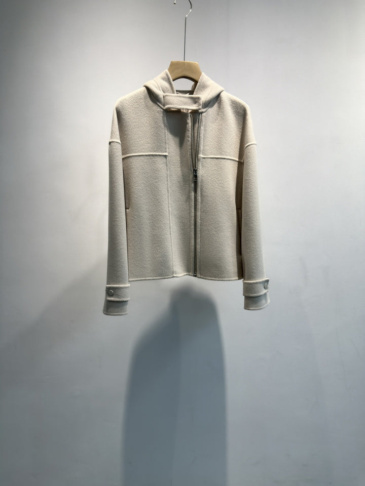 Women's Zip-Up Fleece Jacket Mune Fashion
