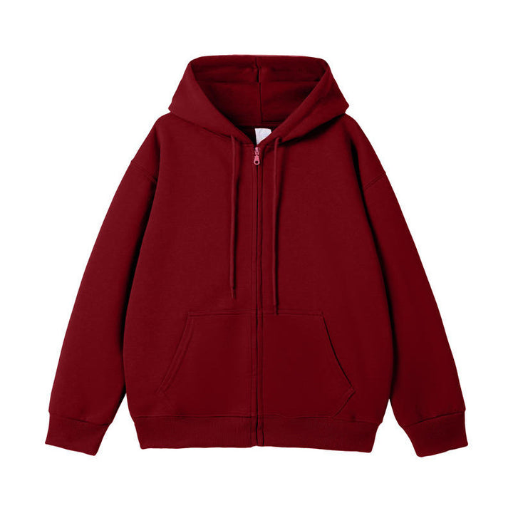 Unisex Oversized Hoodie Jacket with Full Zip and Kangaroo Pocket Mune Fashion