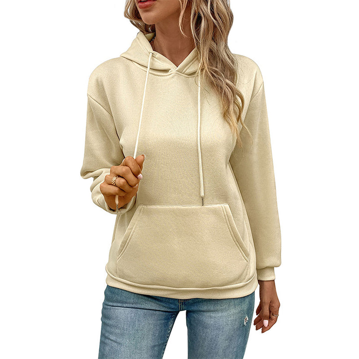 Women's hoodie with kangaroo pocket and relaxed oversized fit Mune Fashion