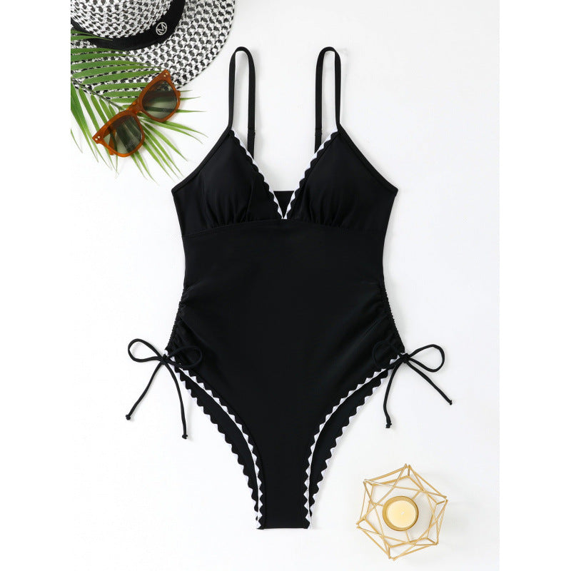 Ladies Elegant and Feminine Swimsuit with Adjustable Straps Mune Fashion
