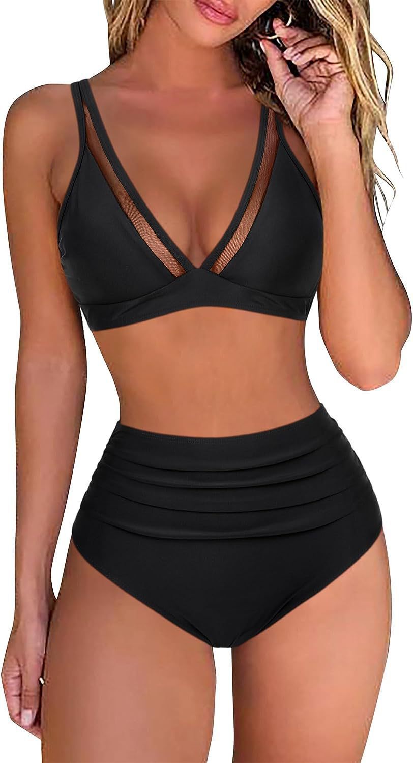 Women's sporty bikini set with breathable mesh cut-out Mune Fashion