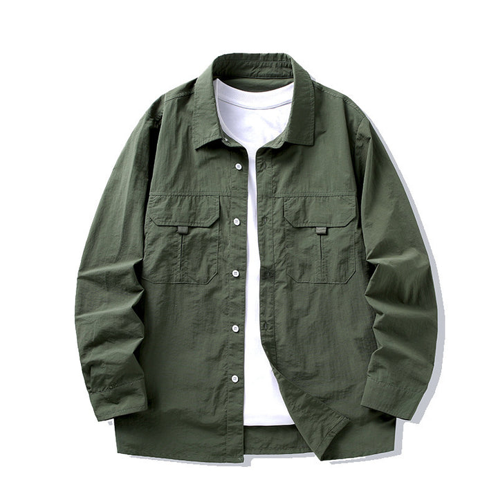 Men's Trendy and Casual Utility Shirt Jacket Mune Fashion