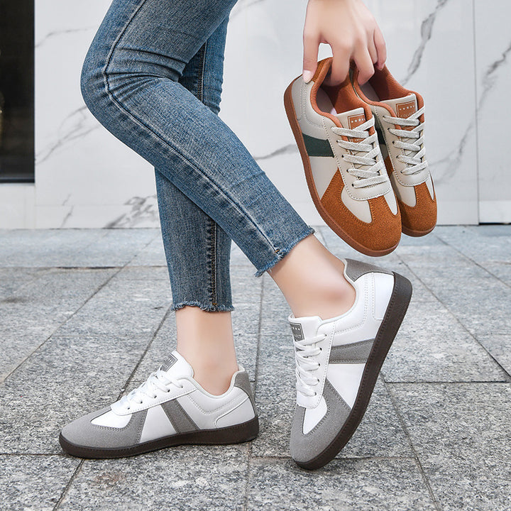 Unisex nan urban Tennis sneaker with suede overlays, padded heel collar, and vulcanized rubber sole Mune Fashion