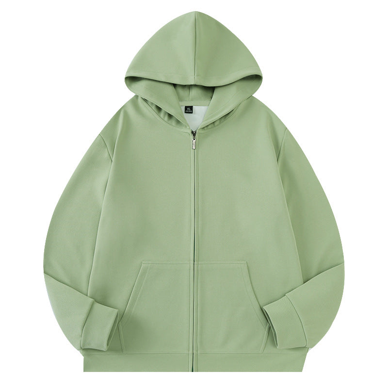 Unisex Oversize Hooded Zip Jacket made of French Terry with concealed seam construction Mune Fashion