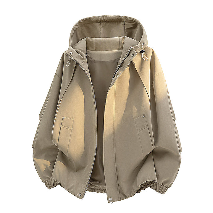 Unisex ultra-light softshell hooded jacket with elastic cuffs and concealed zipper Mune Fashion