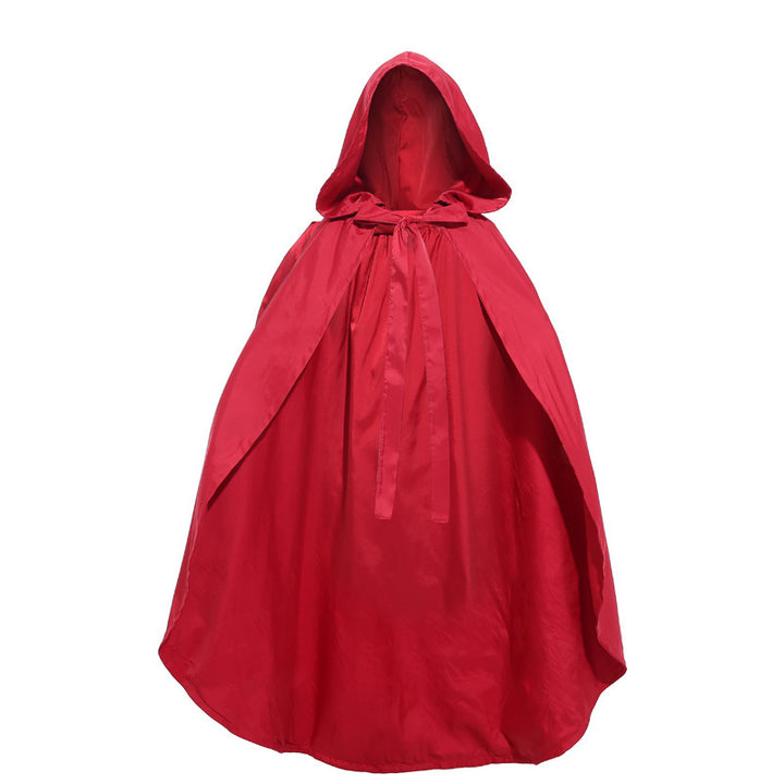 Ladies traditional farmer girl dress with lace apron and hood Mune Fashion