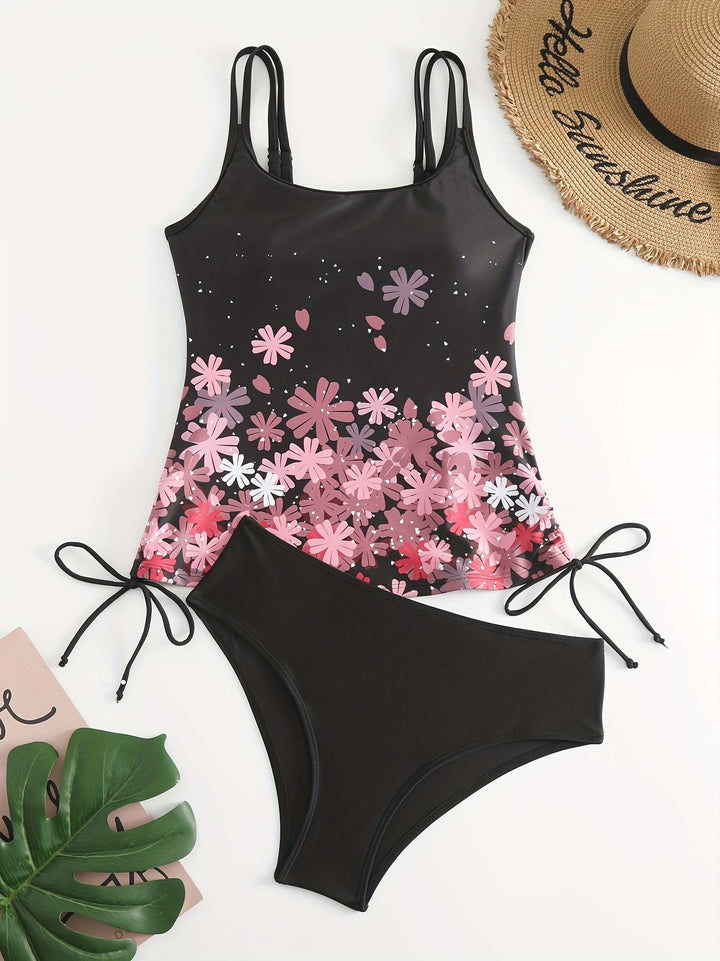 Women’s Sports Tankini with Adjustable Straps Mune Fashion