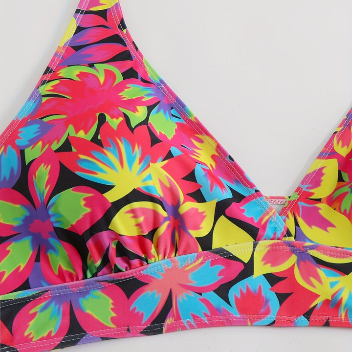 Women's Bikini Set with eye-catching floral design and comfortable cut Mune Fashion