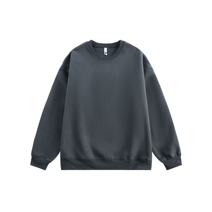 Unisex Oversize Cotton Sweatshirt with Round Neck and Wide Cuffs Mune Fashion