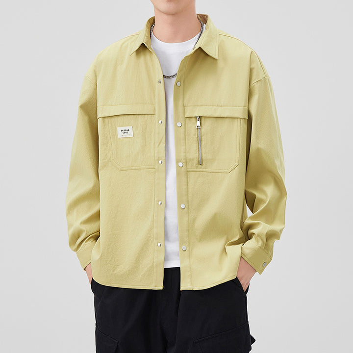 Men's Fashion Utility Jacket with Practical Pockets Mune Fashion