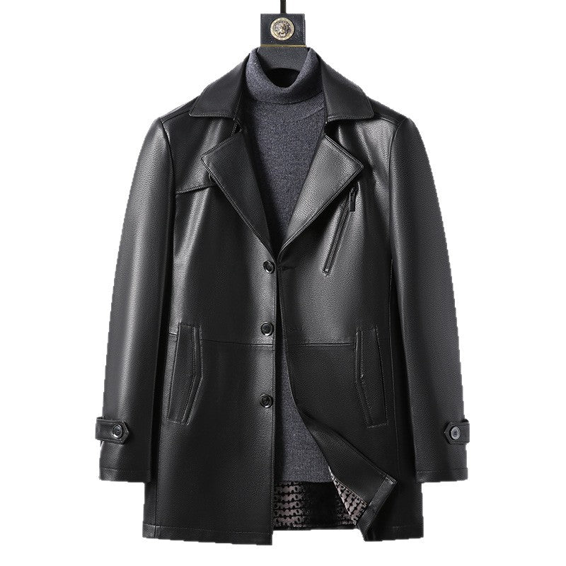 Men's Fashion Faux Leather Jacket Mune Fashion