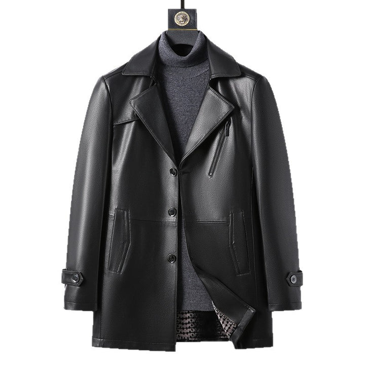Men's Fashion Faux Leather Jacket Mune Fashion