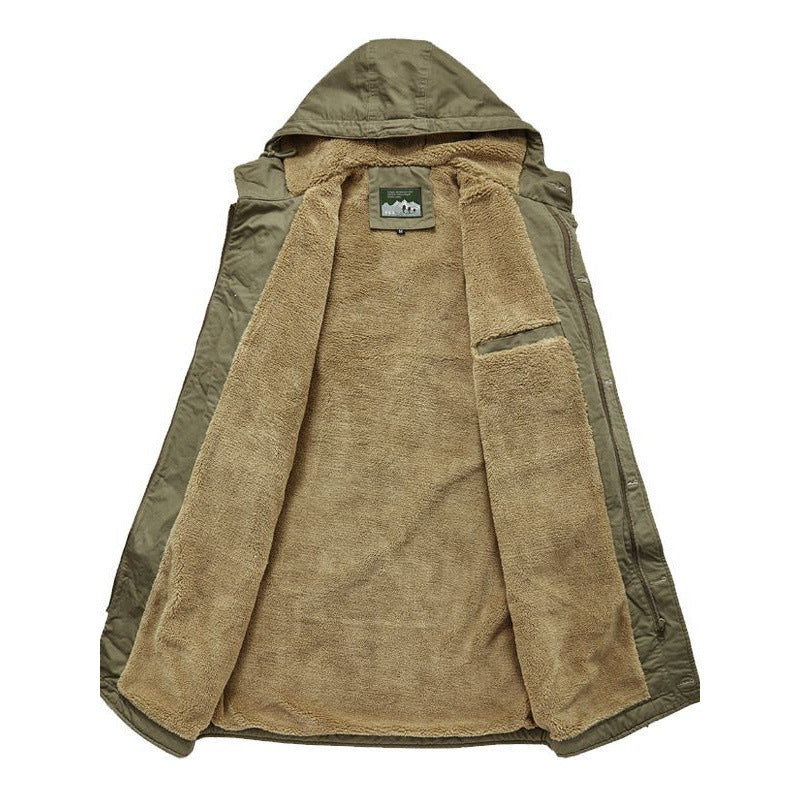Men's Long Parka Jacket Mune Fashion