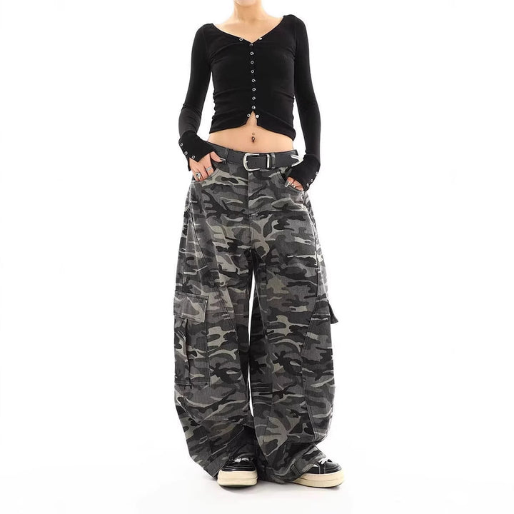 Men's cargo pants in camouflage design Mune Fashion