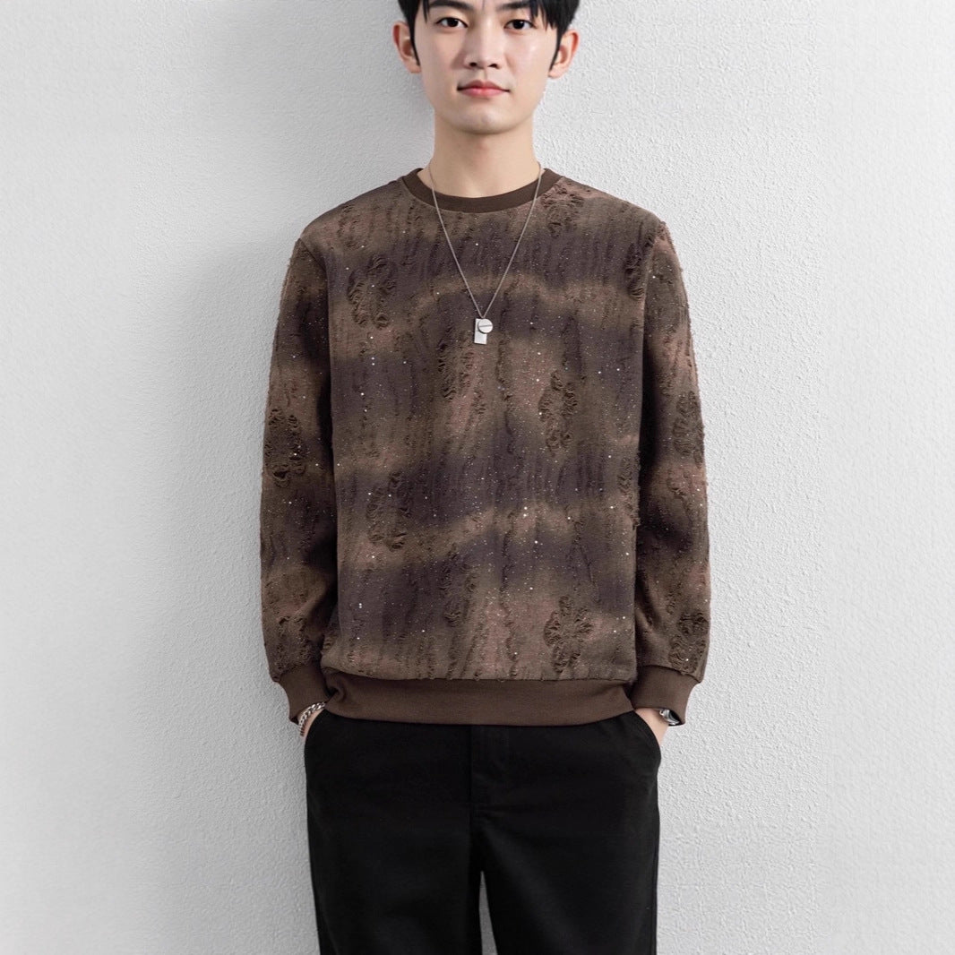 Men's Urban Sweatshirt with Sparkling Design Mune Fashion