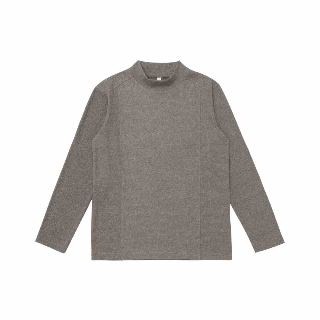 Unisex fine-structured stand-up collar sweater with seams Mune Fashion