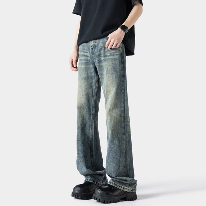 Men's Loose-Fit Jeans with Unique Design Mune Fashion