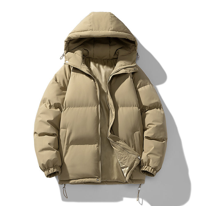 Unisex Padded Hooded Quilted Jacket with Thermal Insulation and Adjustable Hem Mune Fashion